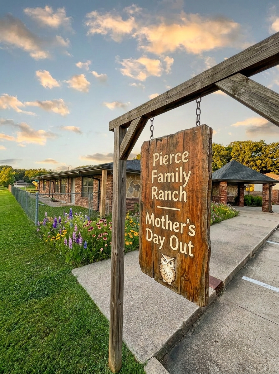 The Pierce Family Ranch schoolhouse at golden hour